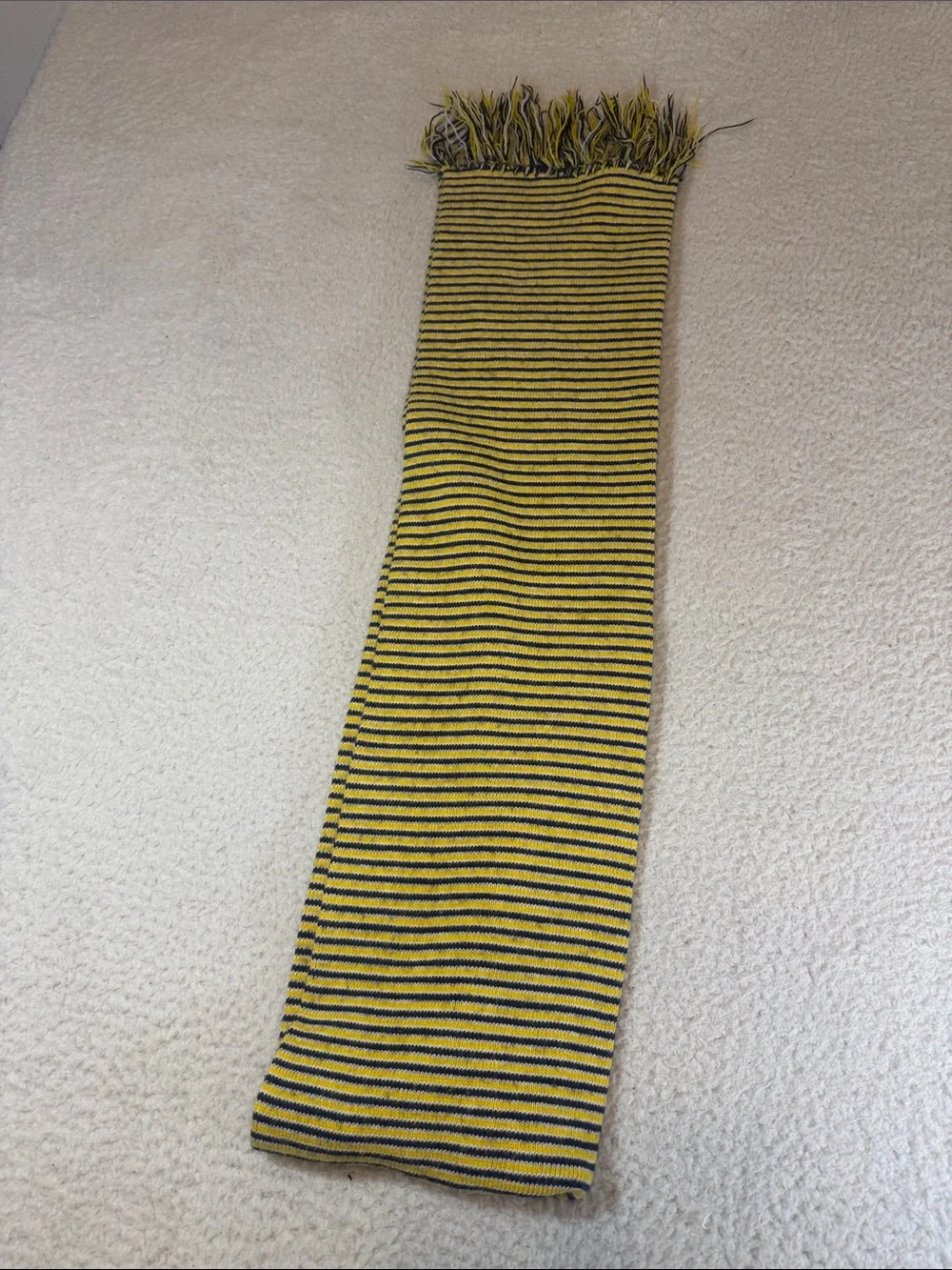 UCLA Striped Yellow & Navy Knit Scarf 349